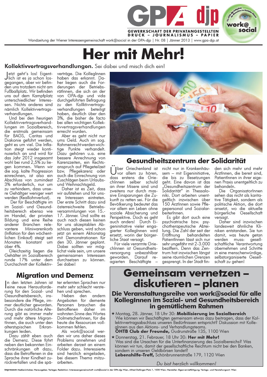 Wandzeitung work@social 8
